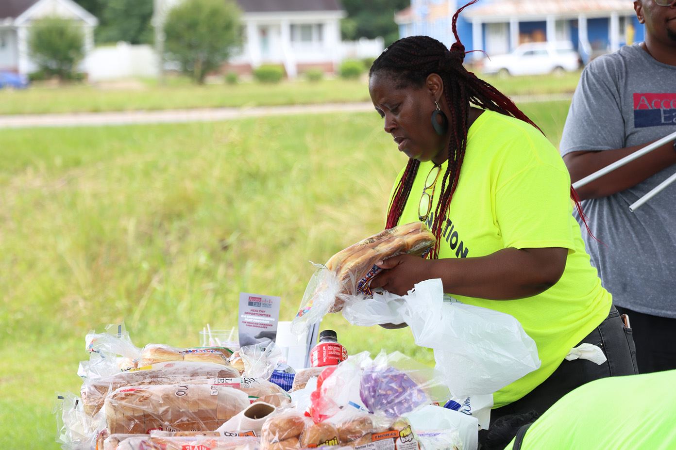 People participating in the June 22 Community in Action event