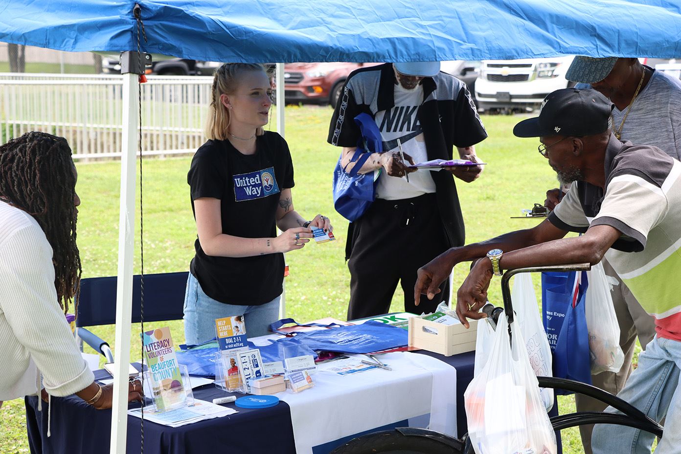 People participating in the June 22 Community in Action event