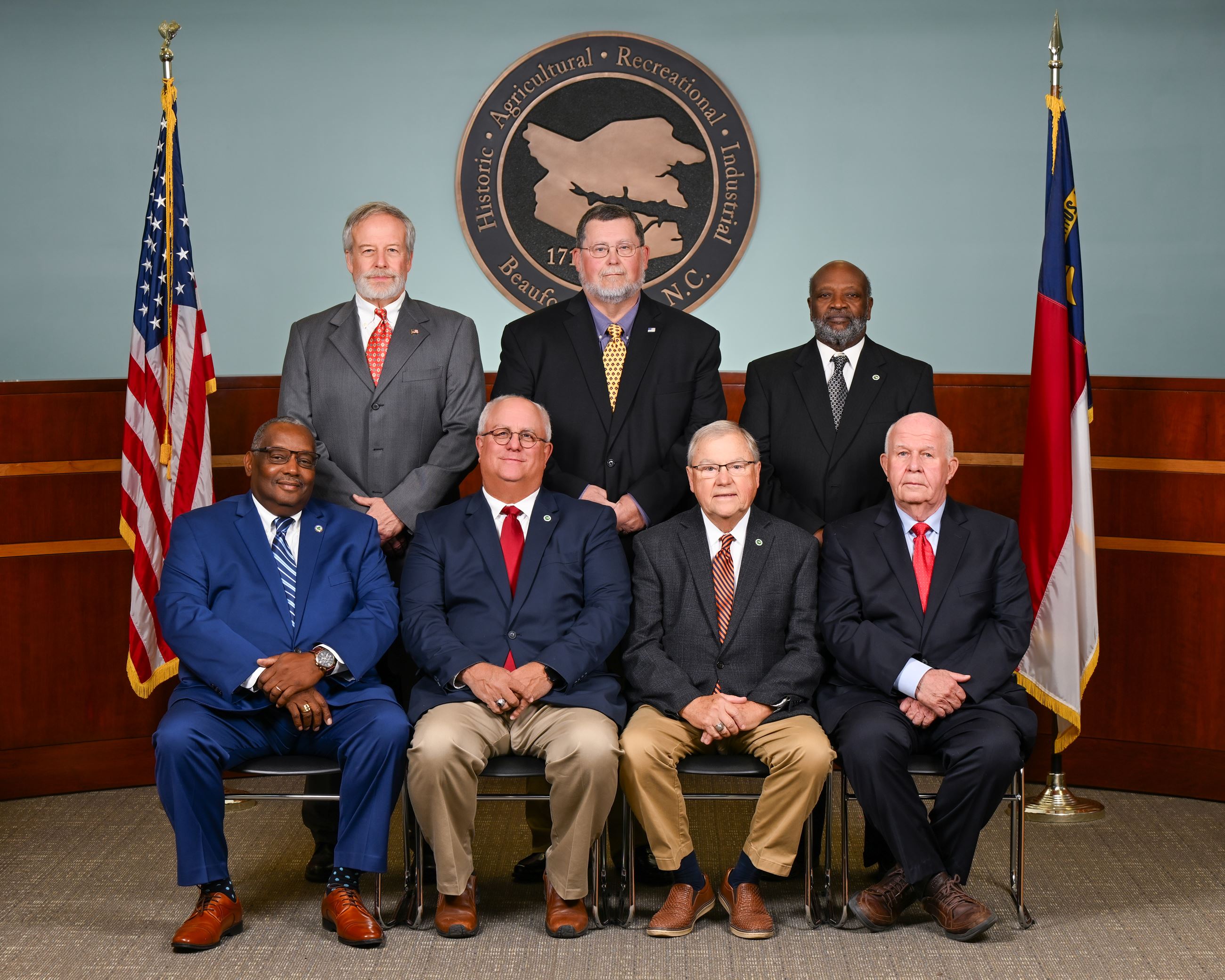 Group photograph of the Board of Commissioners