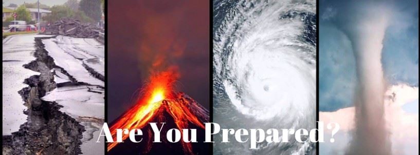 Are you prepared, collage of various emergencies